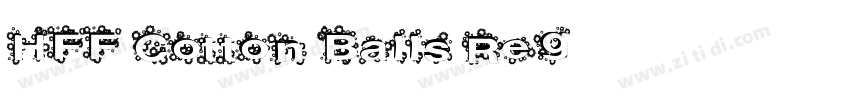 HFF Cotton Balls Reg字体转换